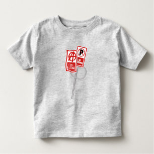 No parking anarchy sign toddler T-Shirt
