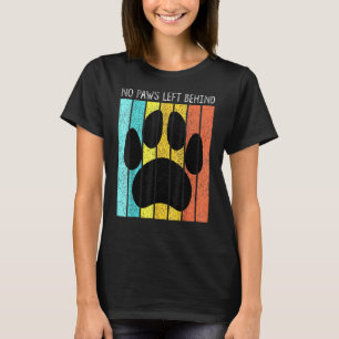 No Paws Left Behind Military Service Dogs T-Shirt