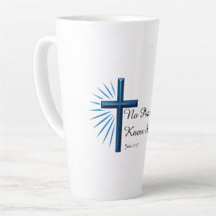 No Peace. Know Surrender Christian Latte Mug