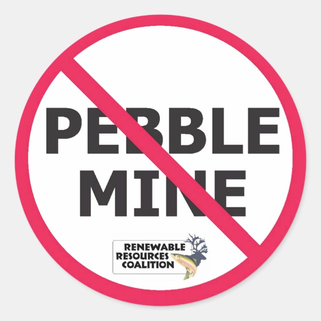 No Pebble Sticker (Front)