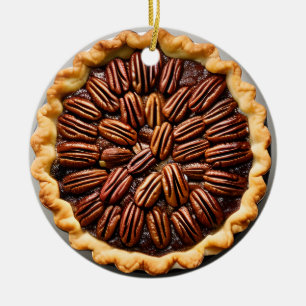 No Pecan at Your Presents Food Pun Humour Ceramic Ornament