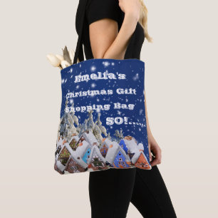 “NO Peeking” Christmas Gift Shopping Bag