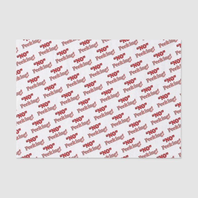 NO Peeking Christmas Tissue Paper (Front)