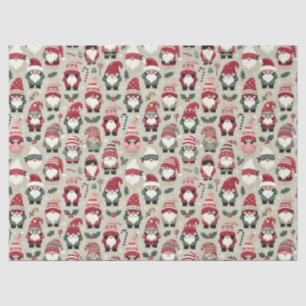 No Peeking Gnomes Christmas Holiday Coordinated Tissue Paper