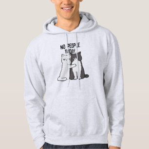 No People Today Grumpy Cats Hoodie