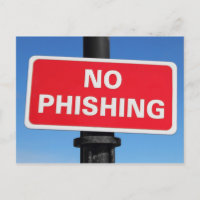 No Phishing Sign