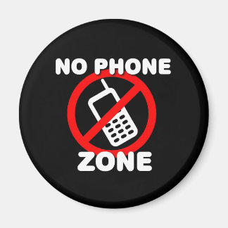 No Phone Zone Magnet