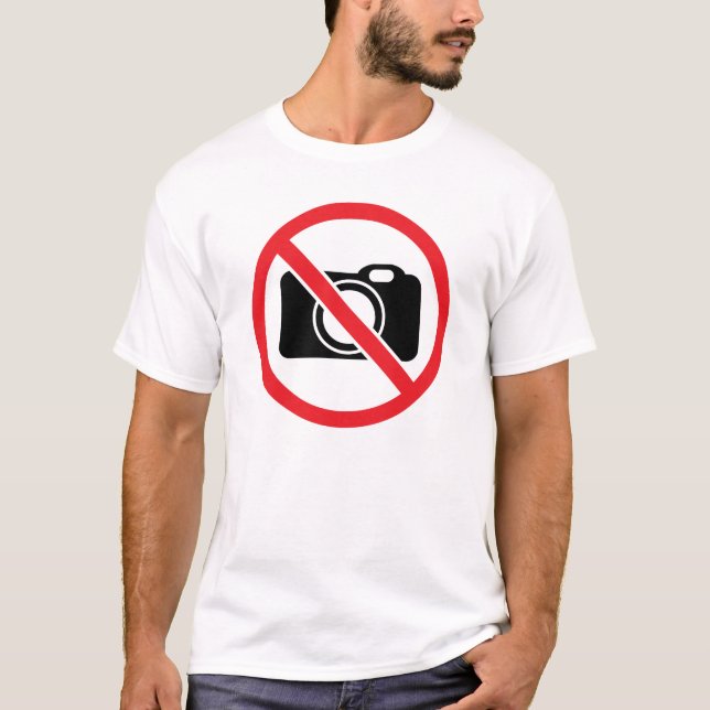 No Photography T-Shirt (Front)
