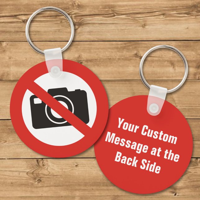 No Photos Allowed Keychain (Creator Uploaded)