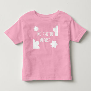 No Photos Please Cute Kids T-Shirt