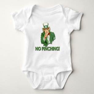 NO PINCHING Uncle Sam Baby Bodysuit