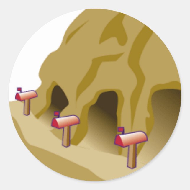 No Place Like Home Classic Round Sticker (Front)