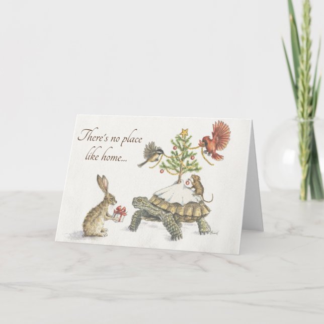 No place like home for the holidays! card (Front)