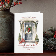 No Place Like Home Holidays Realtor Christmas Card
