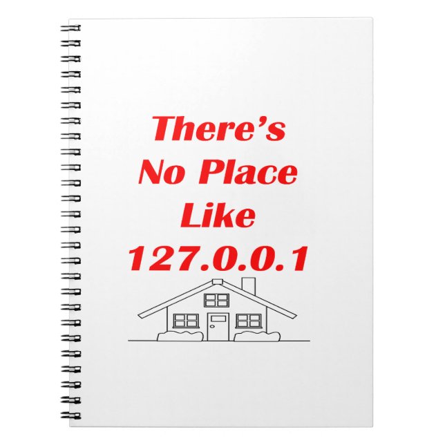 no place like home notebook (Front)