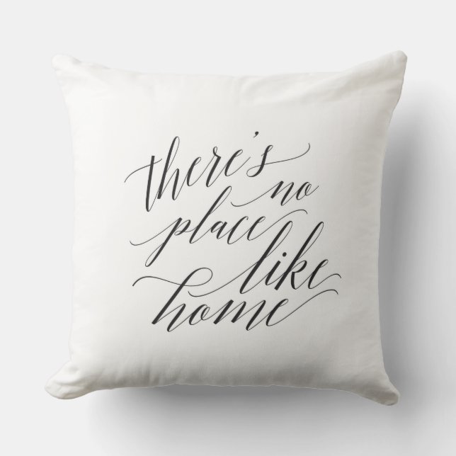 No Place Like Home Pillow (Front)