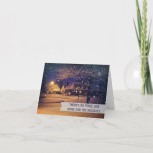 "No Place Like Home" Realtor Happy Holidays cards