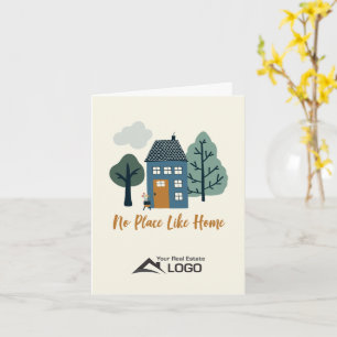 No Place Like Home Scandinavian Custom Real Estate Card