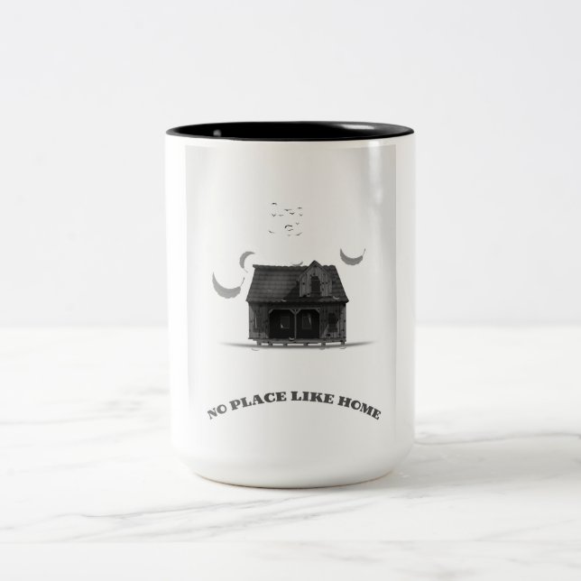 No Place Like Home Two-Tone Coffee Mug (Center)
