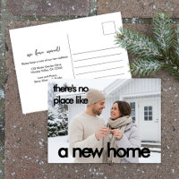 No Place Like New Home Bold Typography Photo