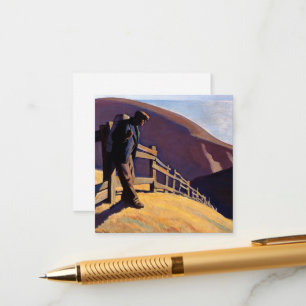 No Place to Go by Maynard Dixon Enclosure Card