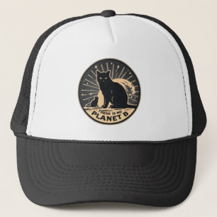 No Planet B Black Bear Eco   Environmental  Trucker Hat