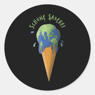 No Planet B Environmental Protection Earth Mens Wo Classic Round Sticker
