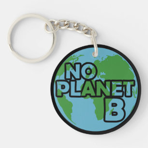 No Planet B Key Ring