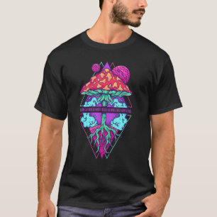 No Plant Can Grow To Heaven Mushroom Tree of Life  T-Shirt