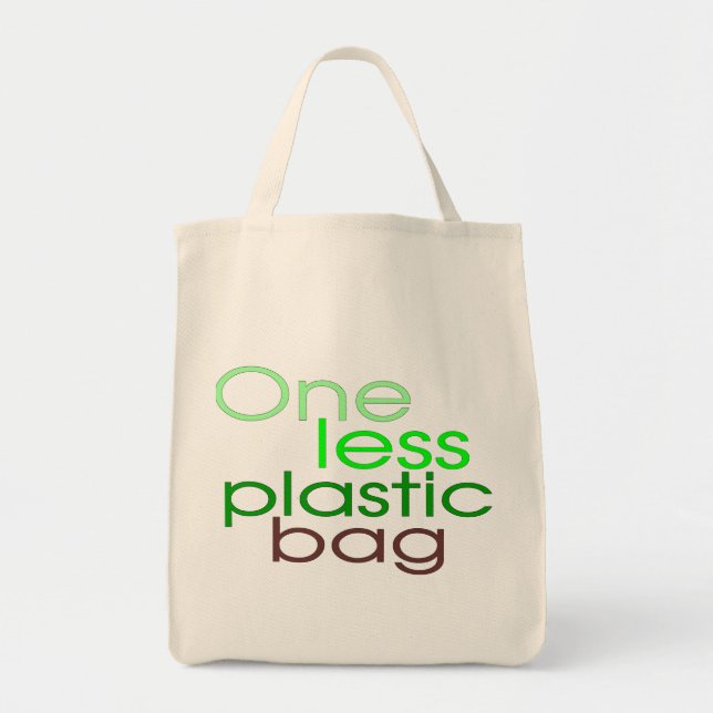 No plastic bags! tote bag (Front)