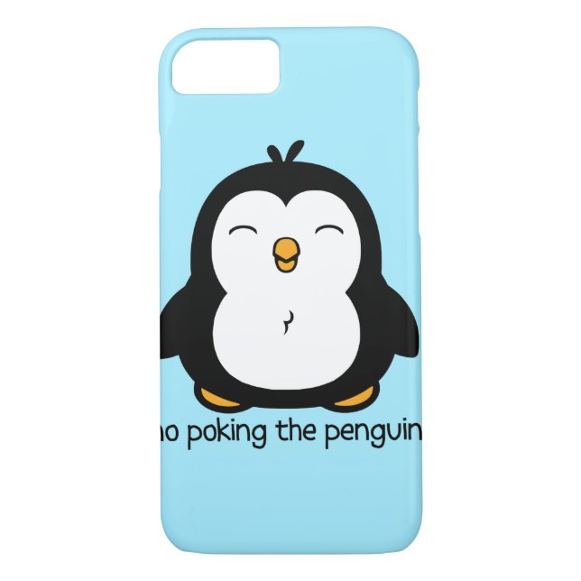 No Poking The Penguin Case-Mate iPhone Case (Back)