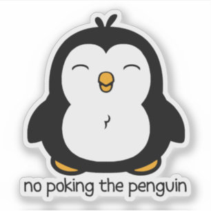 No Poking The Penguin Contour Cut