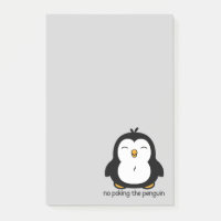 No Poking The Penguin Cute