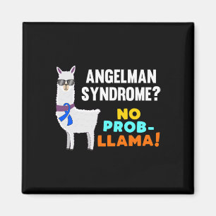 No Prob-llama Angelman Syndrome Warrior Survivor A Magnet