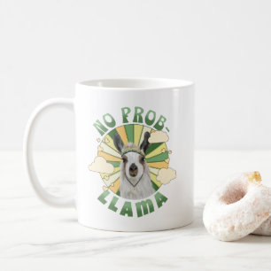 No Prob-Llama Boho Llama Coffee Mug