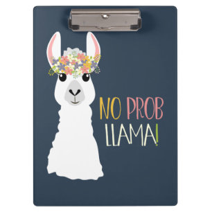 No Prob Llama Clipboard