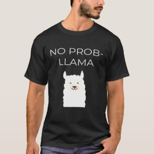 No Prob Llama Cute Llama Alpaca Premium T-Shirt