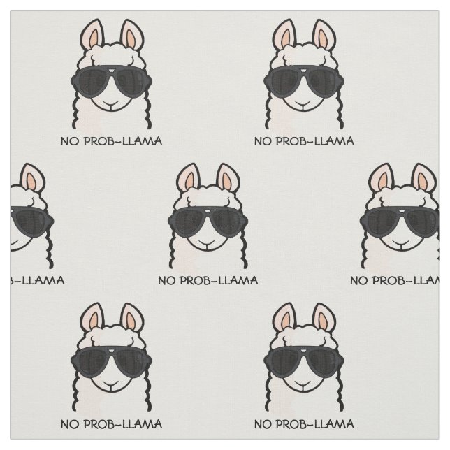 No Prob-Llama Fabric (Swatch)