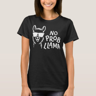 No Prob Llama For Women Summer T-Shirt