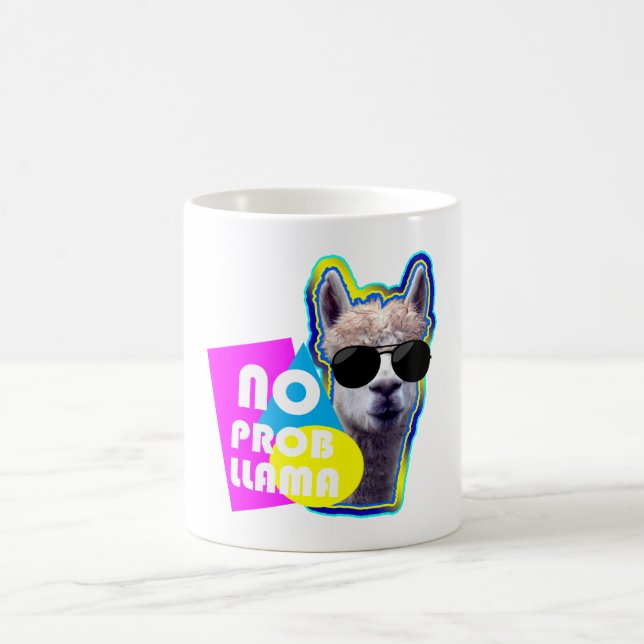 No Prob Llama – Funny humour Coffee Mug (Center)