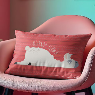 No Prob-Llama Funny Llama Lumbar Cushion