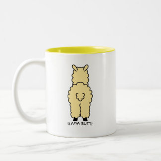 No Prob-llama, Just Coffee! 🦙☕😂 Two-Tone Coffee Mug