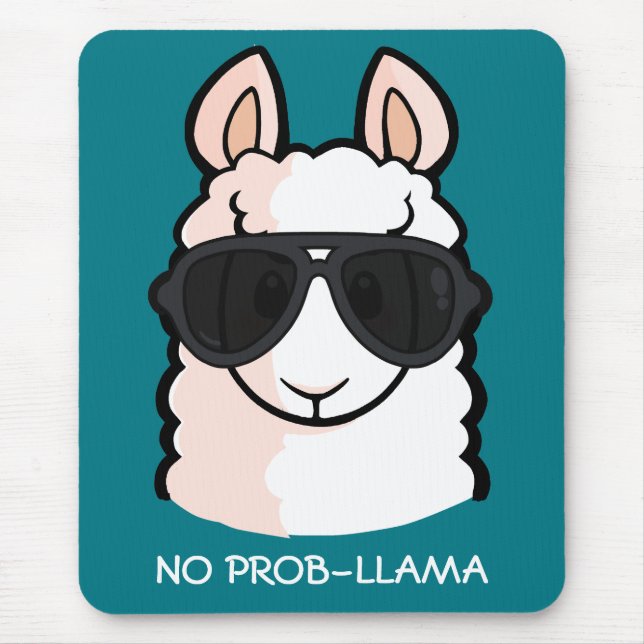 No Prob-Llama Mouse Pad (Front)