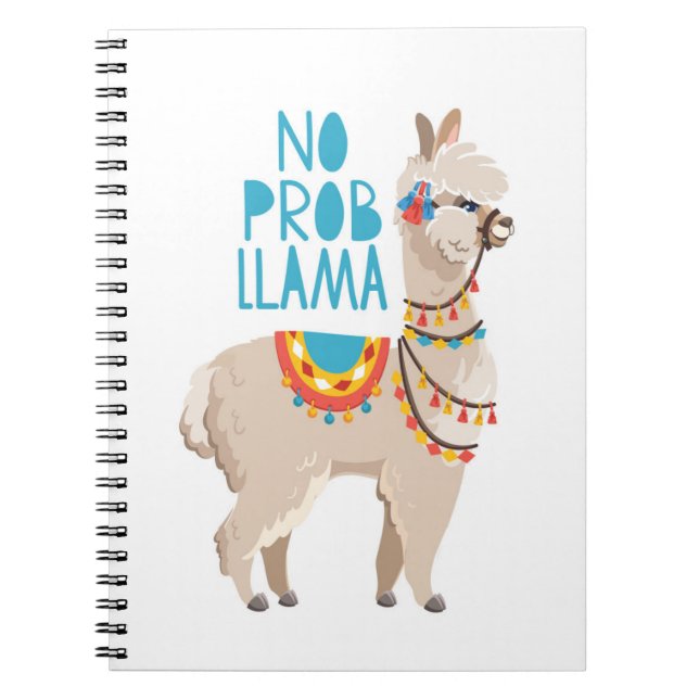 No Prob Llama Notebook (Front)
