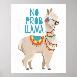 No Prob Llama Poster