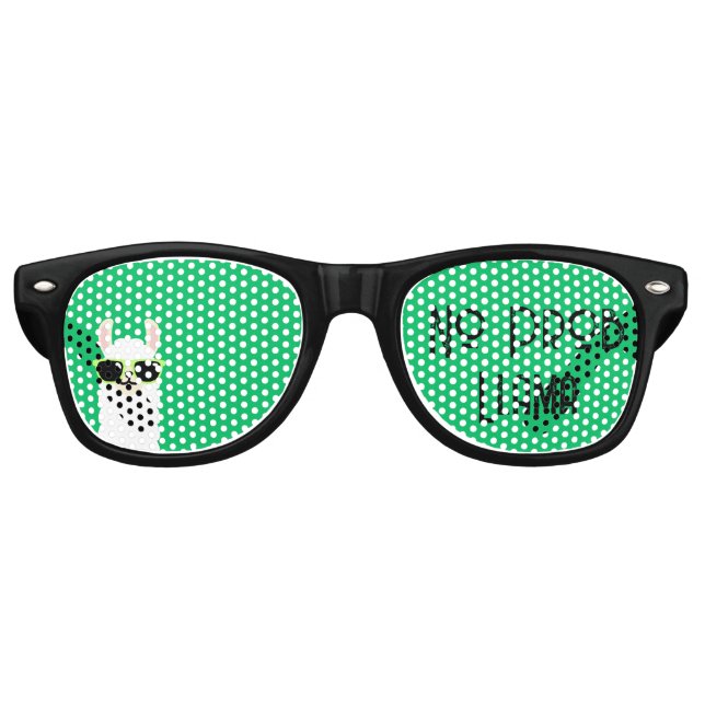 No Prob Llama Pun Sunglasses  (Front)