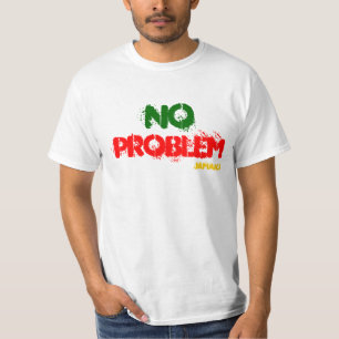 No Problem Jamaica  White Value Tee
