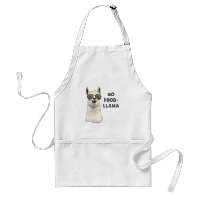 No Problem Llama Standard Apron (Front)