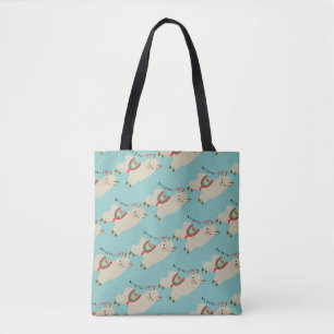 No ProbLlama Blue Tote Bag