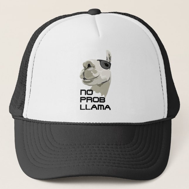 No ProbLlama Trucker Hat (Front)